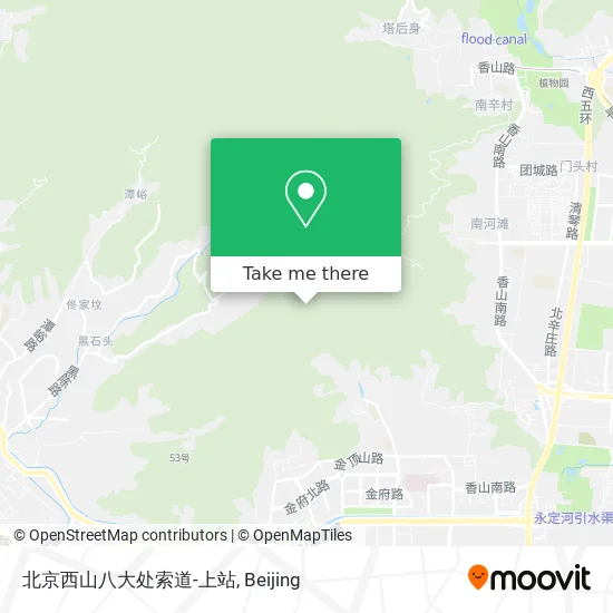 北京西山八大处索道-上站 map