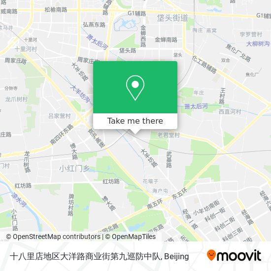 十八里店地区大洋路商业街第九巡防中队 map