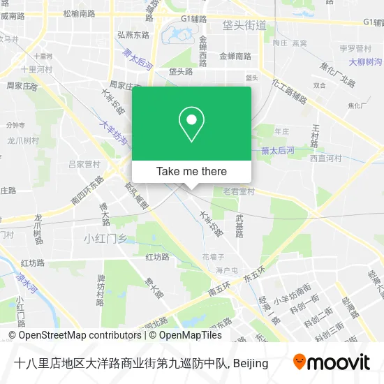 十八里店地区大洋路商业街第九巡防中队 map