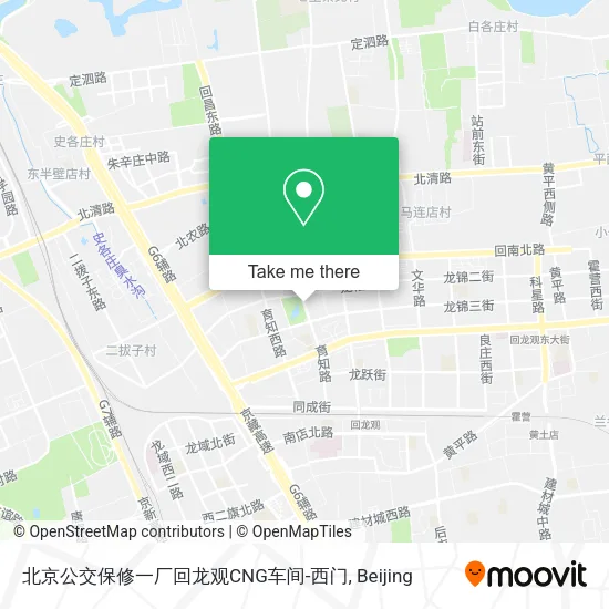 北京公交保修一厂回龙观CNG车间-西门 map