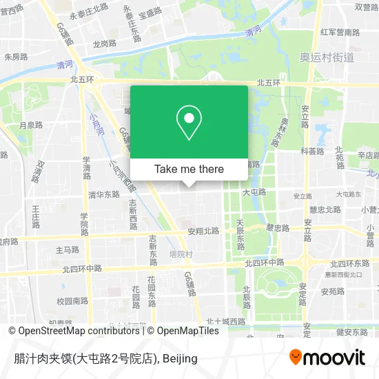 腊汁肉夹馍(大屯路2号院店) map