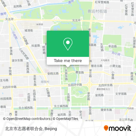 北京市志愿者联合会 map
