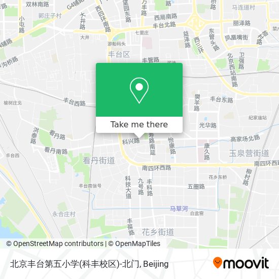 北京丰台第五小学(科丰校区)-北门 map