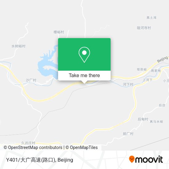 Y401/大广高速(路口) map