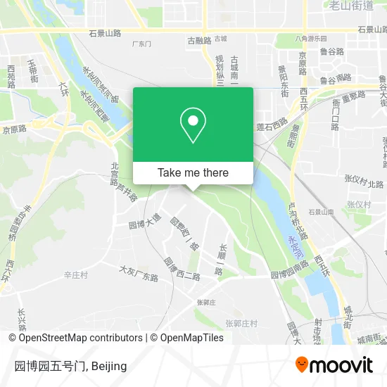 园博园五号门 map
