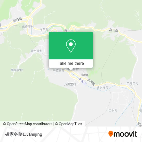 磁家务路口 map