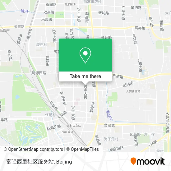 富强西里社区服务站 map