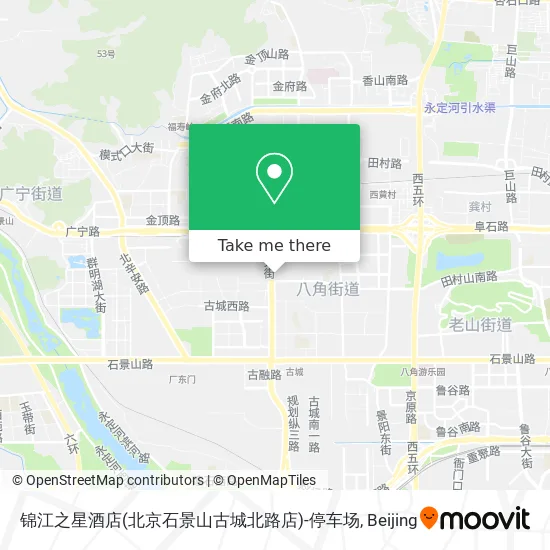 锦江之星酒店(北京石景山古城北路店)-停车场 map