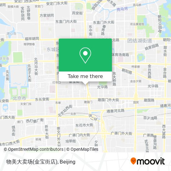 物美大卖场(金宝街店) map