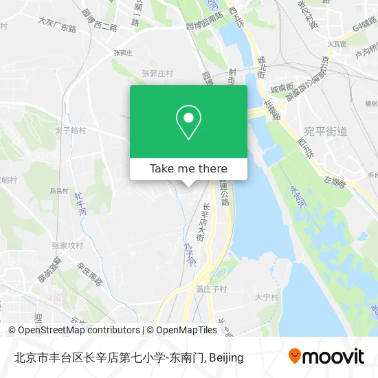 北京市丰台区长辛店第七小学-东南门 map