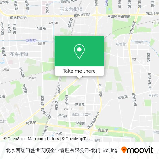 北京西红门盛世宏顺企业管理有限公司-北门 map