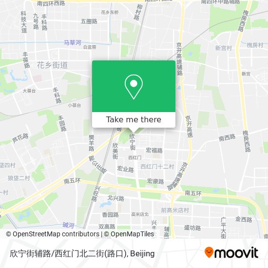 欣宁街辅路/西红门北二街(路口) map