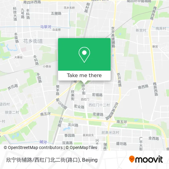 欣宁街辅路/西红门北二街(路口) map