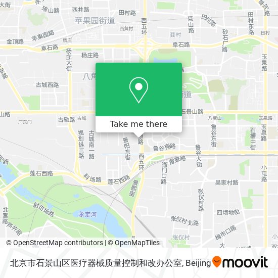 北京市石景山区医疗器械质量控制和改办公室 map