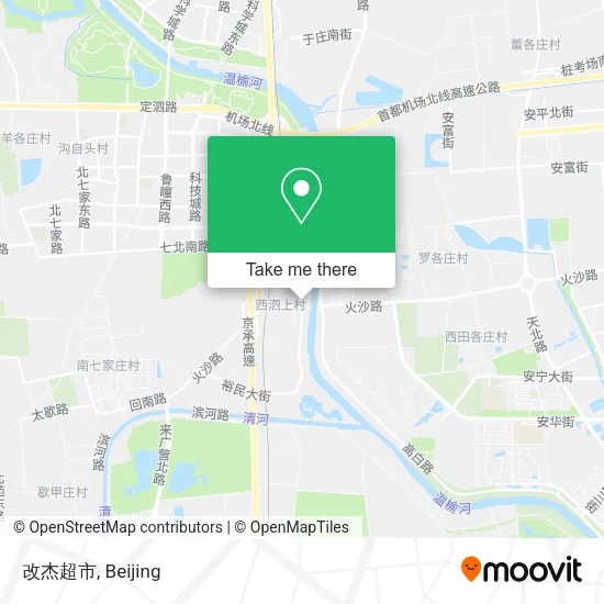 改杰超市 map