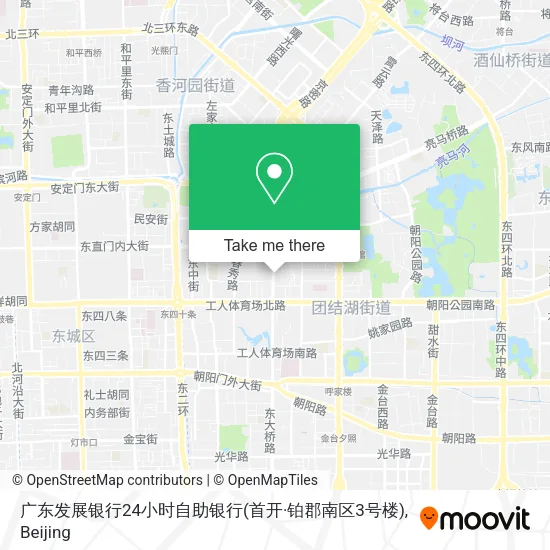 广东发展银行24小时自助银行(首开·铂郡南区3号楼) map