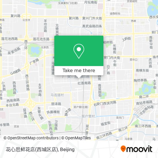 花心思鲜花店(西城区店) map
