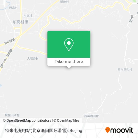 特来电充电站(北京渔阳国际滑雪) map