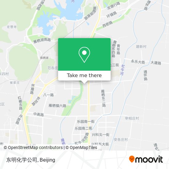 东明化学公司 map