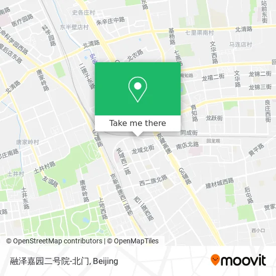 融泽嘉园二号院-北门 map