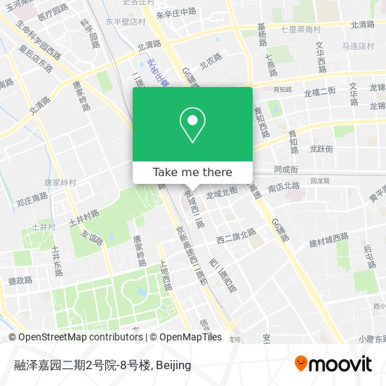 融泽嘉园二期2号院-8号楼 map