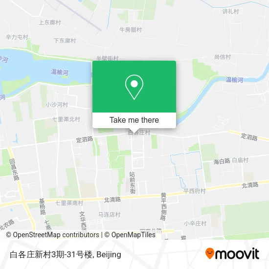 白各庄新村3期-31号楼 map