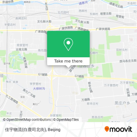 佳宇物流(白鹿司北街) map