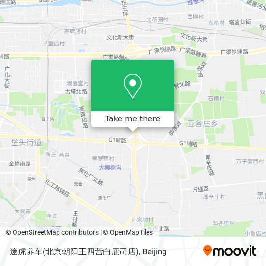 途虎养车(北京朝阳王四营白鹿司店) map