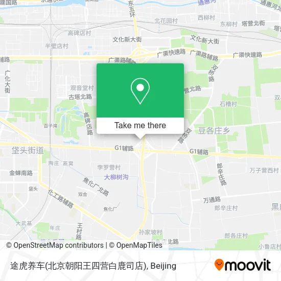 途虎养车(北京朝阳王四营白鹿司店) map