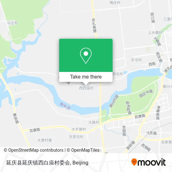 延庆县延庆镇西白庙村委会 map