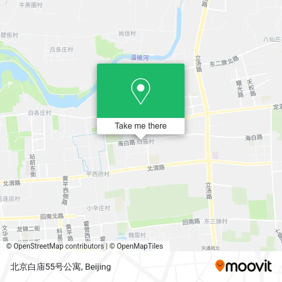 北京白庙55号公寓 map