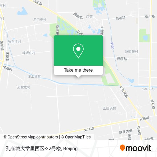 孔雀城大学里西区-22号楼 map