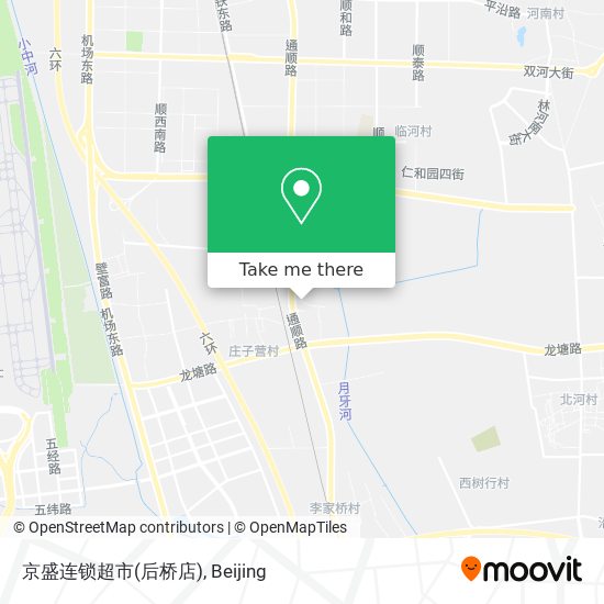 京盛连锁超市(后桥店) map