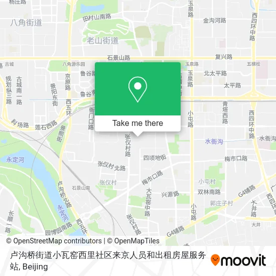 卢沟桥街道小瓦窑西里社区来京人员和出租房屋服务站 map