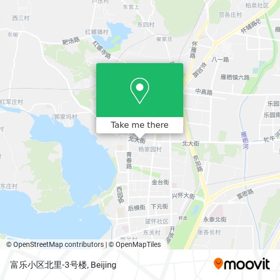 富乐小区北里-3号楼 map