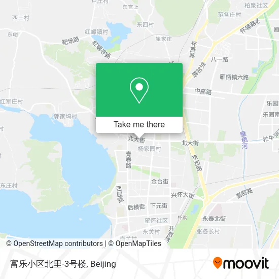 富乐小区北里-3号楼 map
