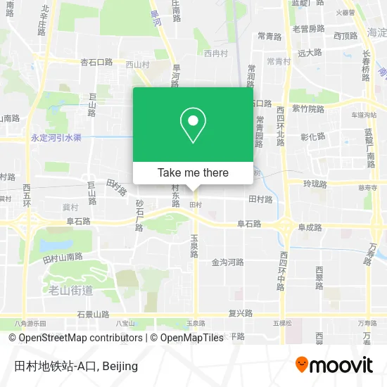 田村地铁站-A口 map
