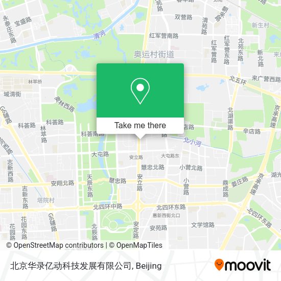 北京华录亿动科技发展有限公司 map