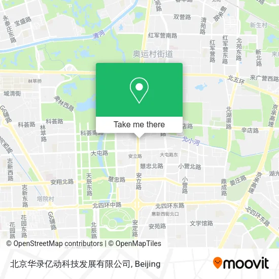北京华录亿动科技发展有限公司 map