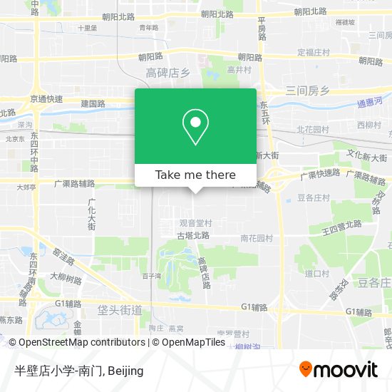 半壁店小学-南门 map