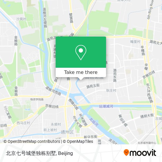 北京七号城堡独栋别墅 map