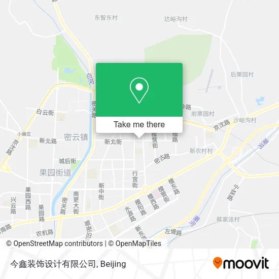 今鑫装饰设计有限公司 map