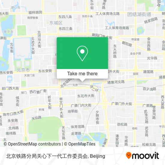 北京铁路分局关心下一代工作委员会 map