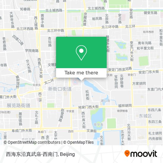 西海东沿真武庙-西南门 map
