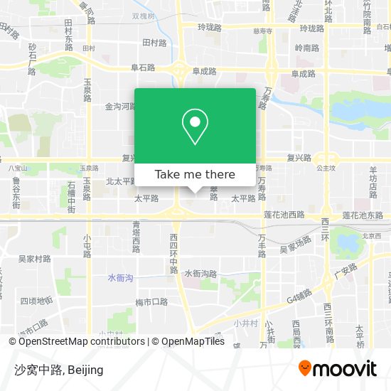 沙窝中路 map