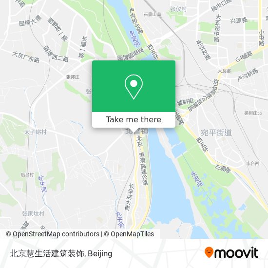 北京慧生活建筑装饰 map