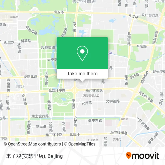 来子鸡(安慧里店) map