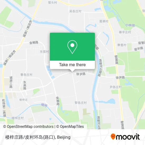 楼梓庄路/皮村环岛(路口) map