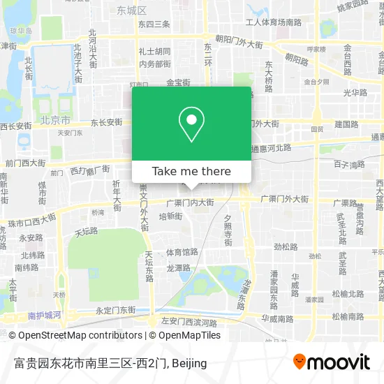 富贵园东花市南里三区-西2门 map