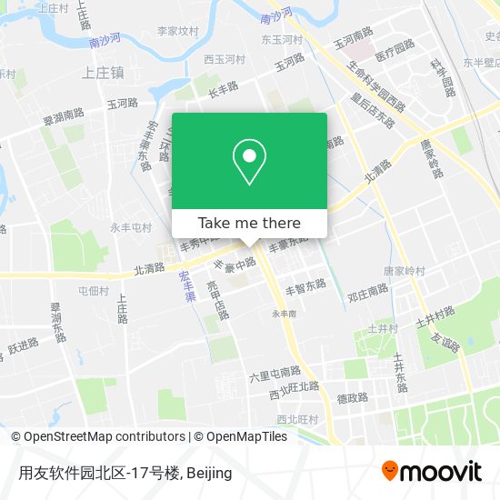 用友软件园北区-17号楼 map